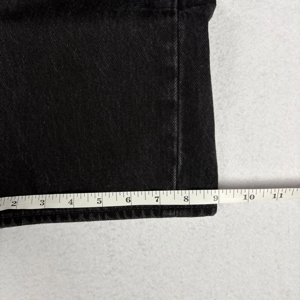 Levi's 501 Original Fit Jeans Men's W40 L30 Black Button Fly Straight Leg EUC